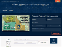 Tablet Screenshot of nwpotatoresearch.com